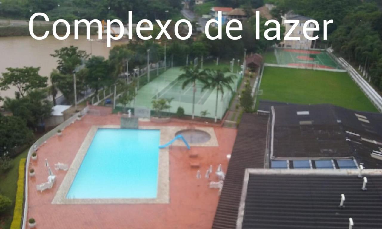 Flat Cavalinho Branco Com Piscina Aquecida 11M - 5 Min Da Praca Aparthotel Aguas de Lindoia Ngoại thất bức ảnh